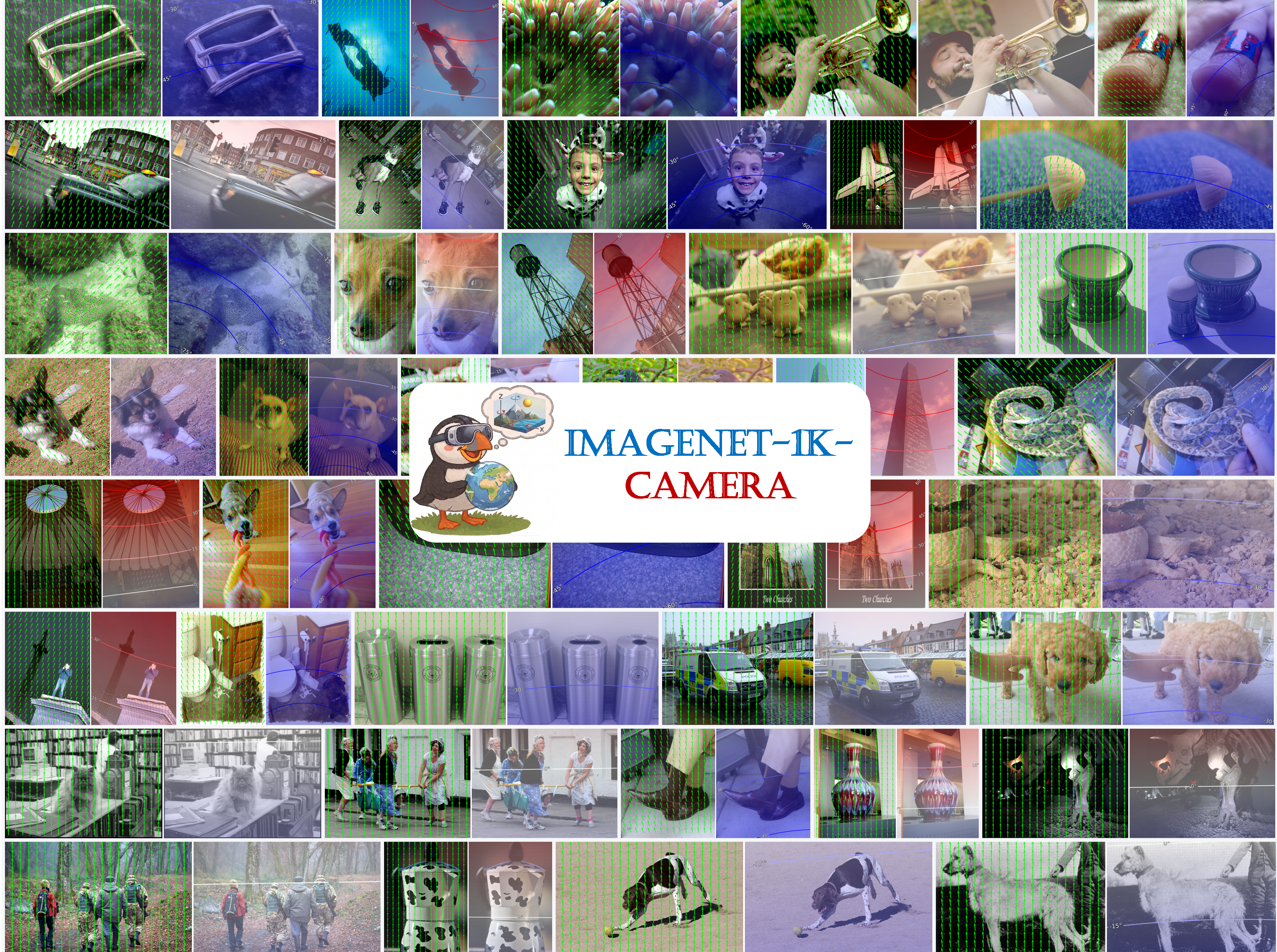 camera map collage