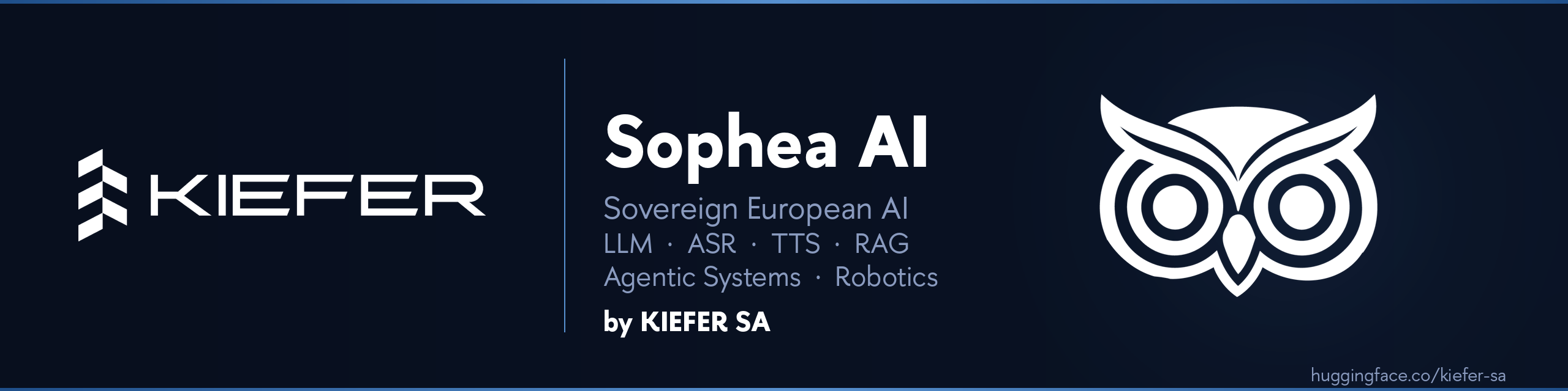 Sophea AI by KIEFER SA โ Sovereign European AI